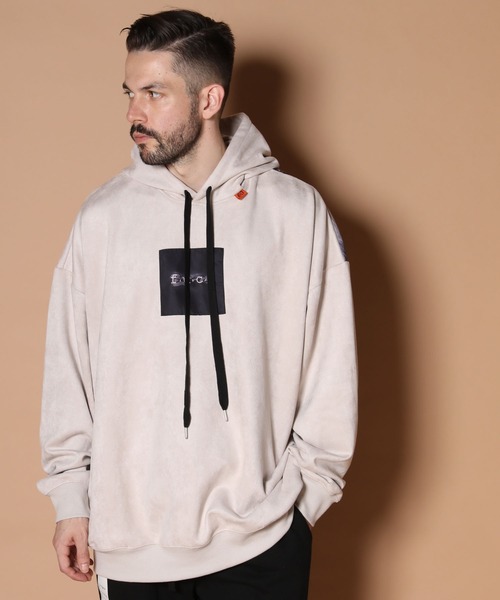 GALLIS ADDICTION（ガリスアディクション）の「GA SUEDE GIRL/スエード ガール パーカー（パーカー・メンズ・ホワイト/ブラック/ベージュ・M/L）」の2枚目の写真