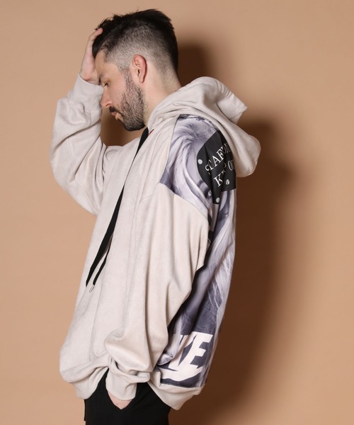 GALLIS ADDICTION（ガリスアディクション）の「GA SUEDE GIRL/スエード ガール パーカー（パーカー・メンズ・ホワイト/ブラック/ベージュ・M/L）」の18枚目の写真