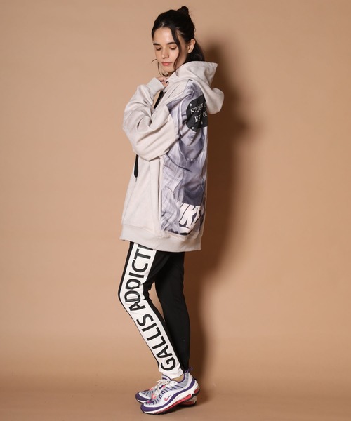 GALLIS ADDICTION（ガリスアディクション）の「GA SUEDE GIRL/スエード ガール パーカー（パーカー・メンズ・ホワイト/ブラック/ベージュ・M/L）」の19枚目の写真