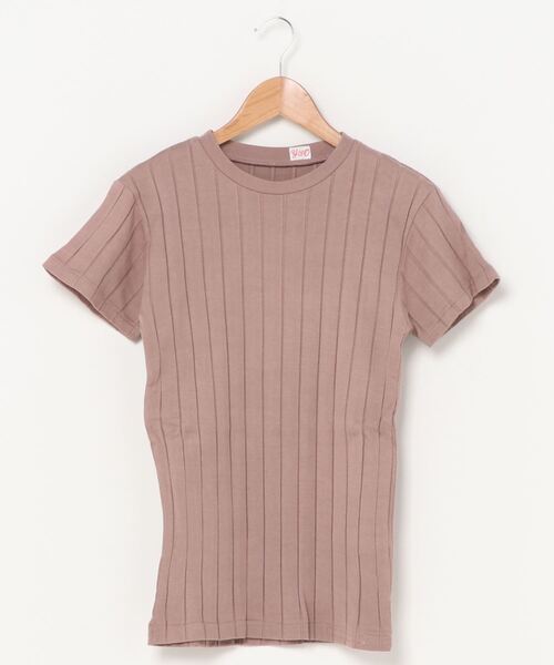 YOUNG&OLSEN The DRYGOODS STORE(ヤングアンドオルセン)の「【YOUNG & OLSEN The DRYGOODS STORE】/BROAD RIB CREW NECK(Tシャツ/カットソー・レディース・ホワイト/ブラック/その他1/ブラウン系その他/グリーン系その他/キャメル/その他2/クリーム/ホワイト系その他/イエロー系その他/ネイビー/その他4/ブラック×ホワイト/その他3/グリーン系その他2/レッド/サックスブルー・1/2)」の14枚目の写真