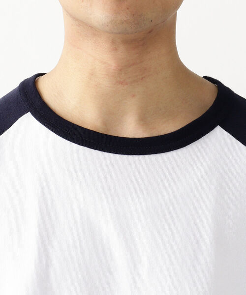 BEAMS(ビームス)の「BEAMS / ルーズ ベースボール Tシャツ(Tシャツ/カットソー・メンズ・ホワイト/ベージュ/グレー系その他・SMALL/MEDIUM/LARGE/X-LARGE)」の17枚目の写真