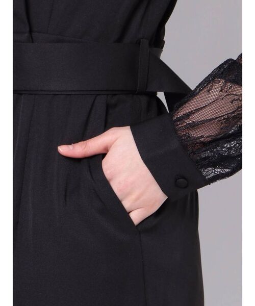 RESEXXY（リゼクシー）の「袖レースコンビネゾン（つなぎ/オールインワン・レディース・ブラック/ベージュ/イエロー・FREE）」の16枚目の写真