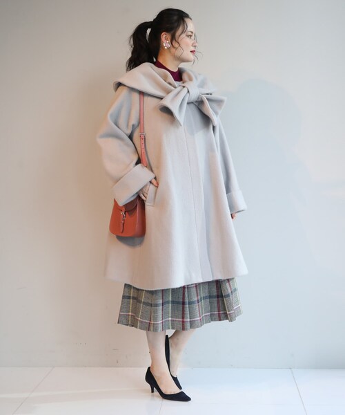 Anatelier アナトリエ Aラインコート M 【美品クリーニング済み】 anatelier 大人レトロ Aラインコート アナトリエ（anatelier） - QVC.jp