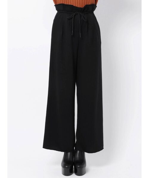 EMODA（エモダ）の「タックウエストカットワイドパンツ（その他パンツ・レディース・ブラック/グレー・SMALL/MEDIUM）」の15枚目の写真