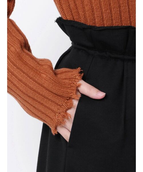 EMODA（エモダ）の「タックウエストカットワイドパンツ（その他パンツ・レディース・ブラック/グレー・SMALL/MEDIUM）」の20枚目の写真