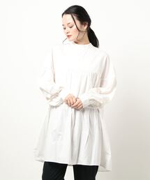 LOWRYS FARM | ティアードタックチュニックＬＳ　927718(シャツ/ブラウス)
