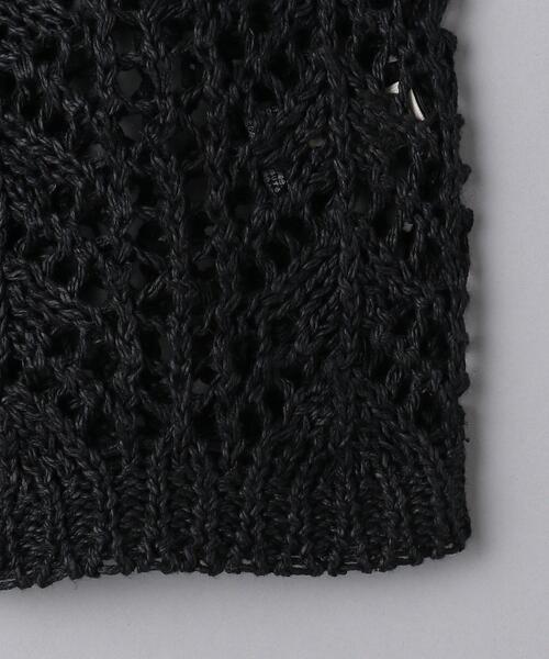 AEWEN MATOPH（イウエン マトフ）の「＜AEWEN MATOPH（イウエン マトフ）＞オープンワーク ワンショルダー ニット（ベスト・レディース・ブラック/ナチュラル・FREE）」の15枚目の写真