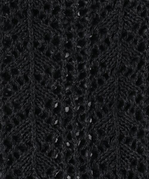 AEWEN MATOPH（イウエン マトフ）の「＜AEWEN MATOPH（イウエン マトフ）＞オープンワーク ワンショルダー ニット（ベスト・レディース・ブラック/ナチュラル・FREE）」の14枚目の写真