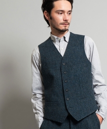 green label relaxing | □SHETLAND/TWEED ベスト(ベスト)