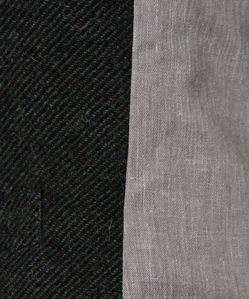 green label relaxing（グリーンレーベルリラクシング）の「□SHETLAND/TWEED ベスト ◆（ベスト・メンズ・ブラック/ダークグリーン/ネイビー・LARGE/X-LARGE/SMALL/MEDIUM）」の8枚目の写真