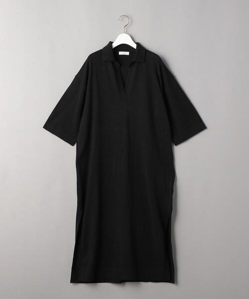 BEAUTY&YOUTH UNITED ARROWS（ビューティーアンドユースユナイテッドアローズ）の「BY スキッパーカラーワンピース -ウォッシャブル-（ワンピース・レディース・ナチュラル/イエロー/ブラック・FREE）」の19枚目の写真