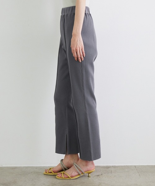 ROPE' PICNIC（ロペピクニック）の「【セットアップ対応】サーマル裾スリットパンツ（その他パンツ・レディース・チャコールグレー/ミント/ピンク系その他2・40/38）」の9枚目の写真