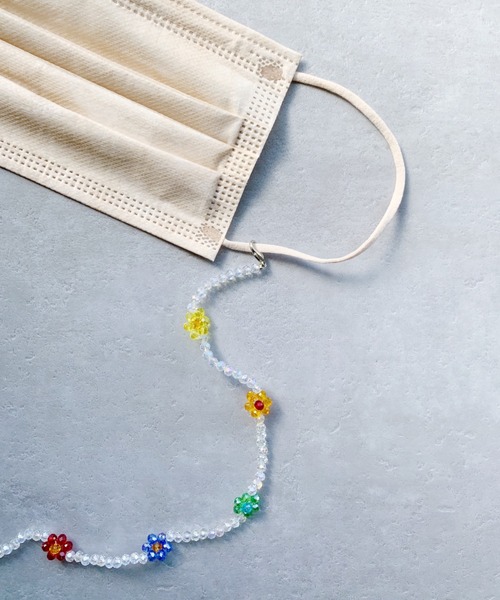 iso（イソ）の「2WAYフラワービーズネックレス（ネックレス・レディース・その他1/その他2・FREE）」の4枚目の写真