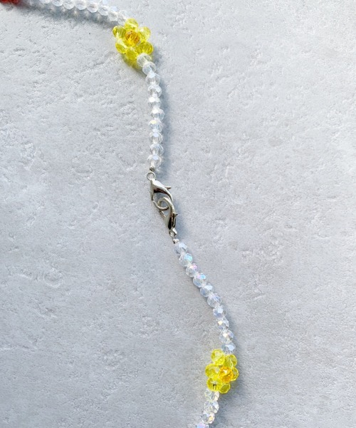 iso（イソ）の「2WAYフラワービーズネックレス（ネックレス・レディース・その他1/その他2・FREE）」の6枚目の写真