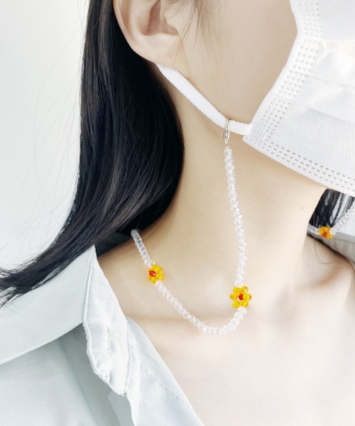 iso（イソ）の「2WAYフラワービーズネックレス（ネックレス・レディース・その他1/その他2・FREE）」の18枚目の写真