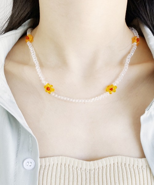 iso（イソ）の「2WAYフラワービーズネックレス（ネックレス・レディース・その他1/その他2・FREE）」の19枚目の写真