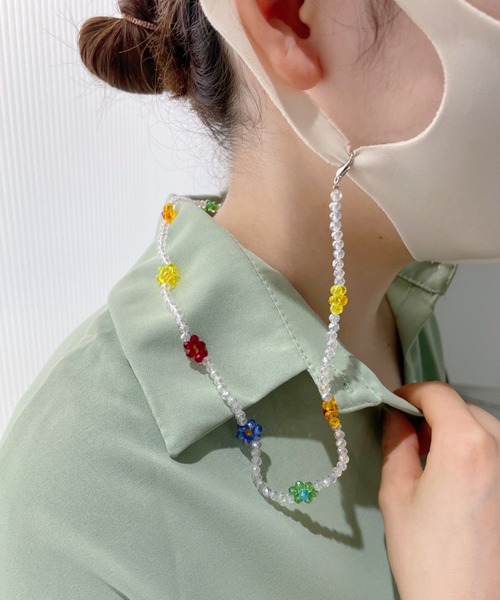 iso（イソ）の「2WAYフラワービーズネックレス（ネックレス・レディース・その他1/その他2・FREE）」の12枚目の写真