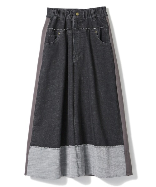 DRWCYS（ドロシーズ）の「切替デニムスカート（デニムスカート・レディース・ブラック/サックスブルー・FREE）」の12枚目の写真