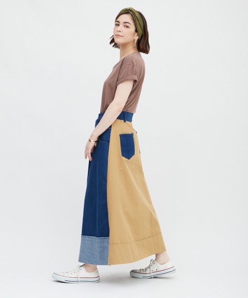 DRWCYS（ドロシーズ）の「切替デニムスカート（デニムスカート・レディース・ブラック/サックスブルー・FREE）」の19枚目の写真