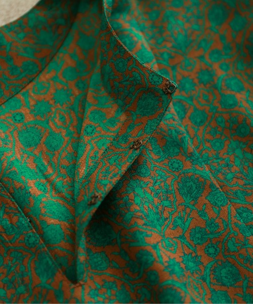 NOMBRE IMPAIR（ノンブルアンペール）の「two-tone flower ワイドブラウス（シャツ/ブラウス・レディース・グリーン/イエロー・FREE）」の12枚目の写真