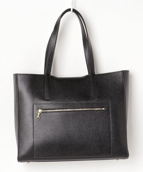 TOFF&LOADSTONE（トフアンドロードストーン）の「ブラスボタン シュリンク（M）（トートバッグ・メンズ・ダークネイビー/ブラック/グレー・FREE）」の8枚目の写真