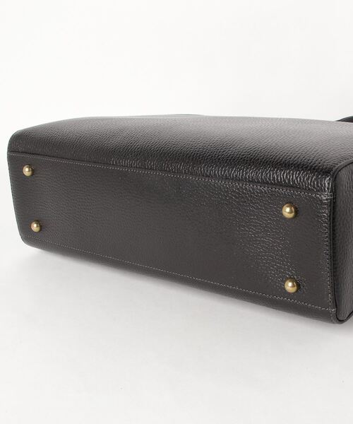 TOFF&LOADSTONE（トフアンドロードストーン）の「ブラスボタン シュリンク（M）（トートバッグ・メンズ・ダークネイビー/ブラック/グレー・FREE）」の12枚目の写真