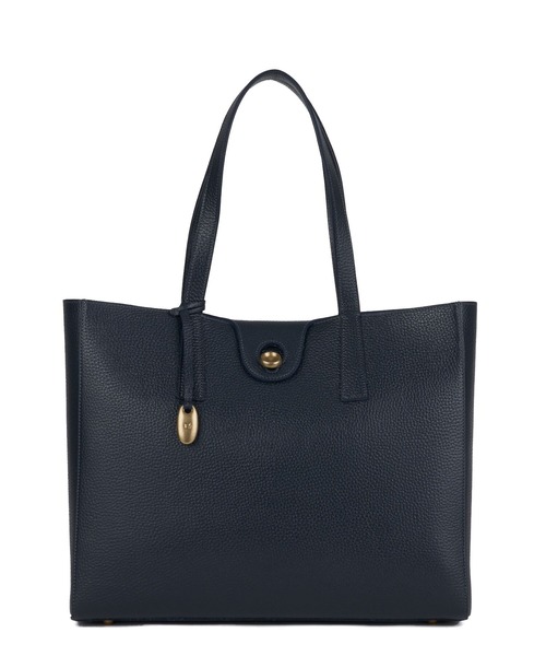 TOFF&LOADSTONE（トフアンドロードストーン）の「ブラスボタン シュリンク（M）（トートバッグ・メンズ・ダークネイビー/ブラック/グレー・FREE）」の3枚目の写真