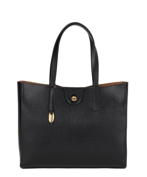 TOFF&LOADSTONE（トフアンドロードストーン）の「ブラスボタン シュリンク（M）（トートバッグ・メンズ・ダークネイビー/ブラック/グレー・FREE）」の2枚目の写真