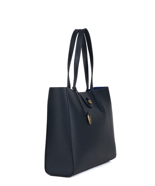 TOFF&LOADSTONE（トフアンドロードストーン）の「ブラスボタン シュリンク（M）（トートバッグ・メンズ・ダークネイビー/ブラック/グレー・FREE）」の5枚目の写真