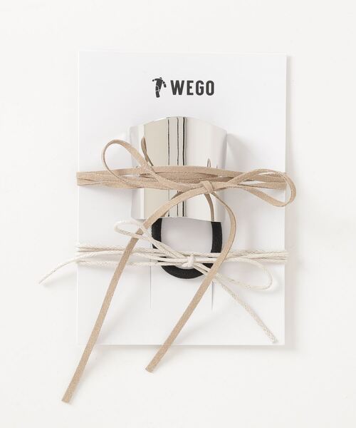 WEGO（ウィゴー）の「WEGO/【2点セット】メタルヘアカフアレンジヒモ（ヘアゴム・レディース・その他1/その他2/その他3・FREE）」の4枚目の写真