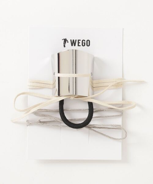 WEGO（ウィゴー）の「WEGO/【2点セット】メタルヘアカフアレンジヒモ（ヘアゴム・レディース・その他1/その他2/その他3・FREE）」の5枚目の写真