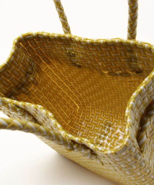 SLOBE IENA(スローブイエナ)の「【BALI WERKSTATTE/バリ ワークスタット】 ハンドバッグ◆(ハンドバッグ・レディース・ブラック/ピンク/イエロー・FREE)」の5枚目の写真