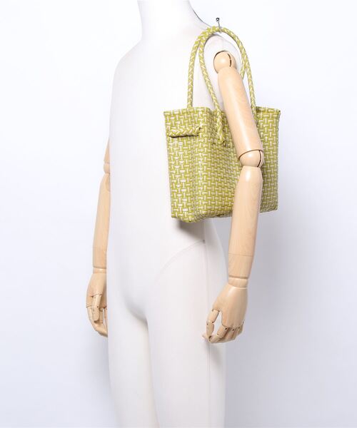 SLOBE IENA(スローブイエナ)の「【BALI WERKSTATTE/バリ ワークスタット】 ハンドバッグ◆(ハンドバッグ・レディース・ブラック/ピンク/イエロー・FREE)」の6枚目の写真