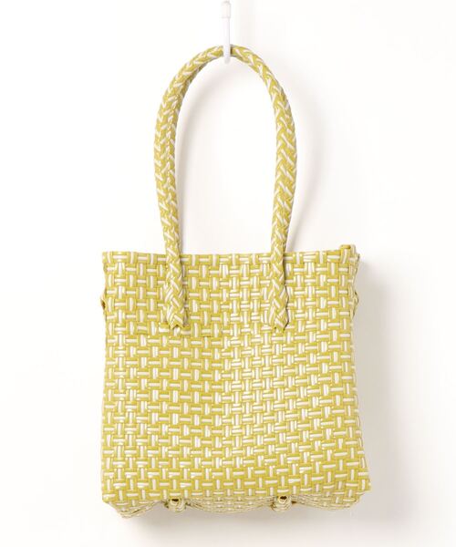 SLOBE IENA(スローブイエナ)の「【BALI WERKSTATTE/バリ ワークスタット】 ハンドバッグ◆(ハンドバッグ・レディース・ブラック/ピンク/イエロー・FREE)」の12枚目の写真