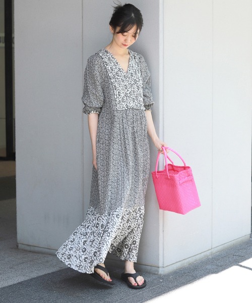 SLOBE IENA(スローブイエナ)の「【BALI WERKSTATTE/バリ ワークスタット】 ハンドバッグ◆(ハンドバッグ・レディース・ブラック/ピンク/イエロー・FREE)」の18枚目の写真