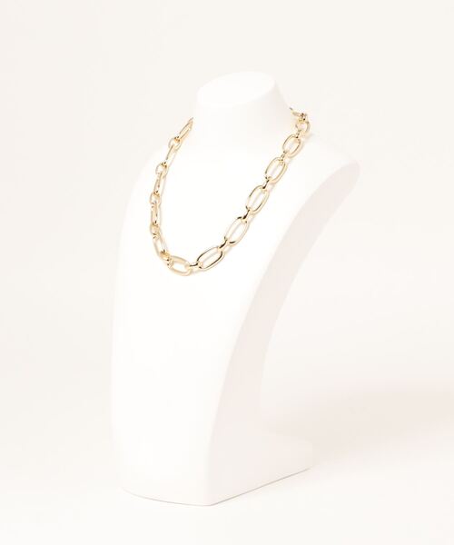 ADAM ET ROPE'(アダムエロペ)の「【ucalypt】Stem Chain Link Necklace(ネックレス・レディース・ゴールド/シルバー・FREE)」の3枚目の写真