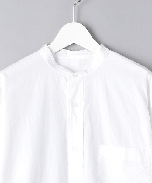 COMOLI（コモリ）の「＜COMOLI（コモリ）＞ バンドカラー シャツ■■■（シャツ/ブラウス・メンズ・ホワイト・3）」の3枚目の写真