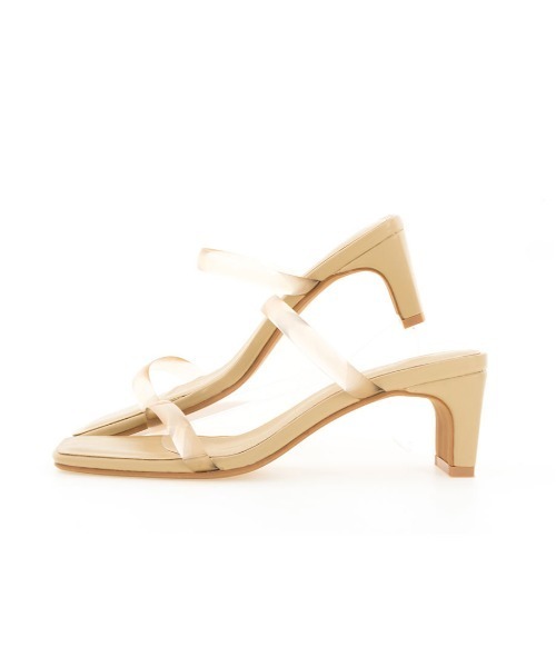 RANDA（ランダ）の「クリアベルトスクエアトゥサンダル（サンダル・レディース・イエロー/グリーン/その他/クリーム・LL/S/M/L）」の14枚目の写真