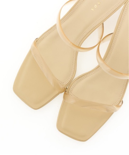 RANDA（ランダ）の「クリアベルトスクエアトゥサンダル（サンダル・レディース・イエロー/グリーン/その他/クリーム・LL/S/M/L）」の16枚目の写真