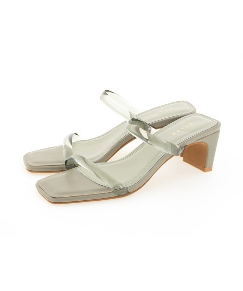 RANDA（ランダ）の「クリアベルトスクエアトゥサンダル（サンダル・レディース・イエロー/グリーン/その他/クリーム・LL/S/M/L）」の20枚目の写真