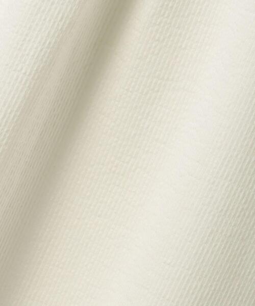 green label relaxing(グリーンレーベルリラクシング)の「FFC C/Li ストライプ スタンドネック ギャザー プルオーバー カットソー(Tシャツ/カットソー・レディース・ホワイト/ライトブルー/ネイビー・FREE)」の20枚目の写真