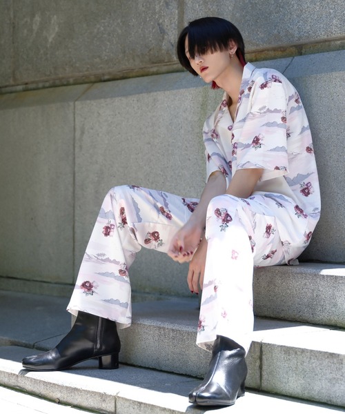 Espina（エスピナ）の「ユートピアフラワーオープンカラーシャツ（シャツ/ブラウス・メンズ・ベージュ・SMALL/MEDIUM）」の5枚目の写真