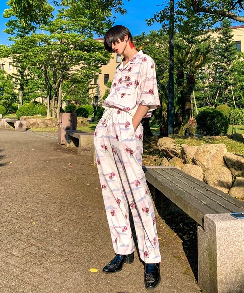 Espina（エスピナ）の「ユートピアフラワーオープンカラーシャツ（シャツ/ブラウス・メンズ・ベージュ・SMALL/MEDIUM）」の7枚目の写真