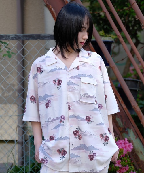 Espina（エスピナ）の「ユートピアフラワーオープンカラーシャツ（シャツ/ブラウス・メンズ・ベージュ・SMALL/MEDIUM）」の8枚目の写真