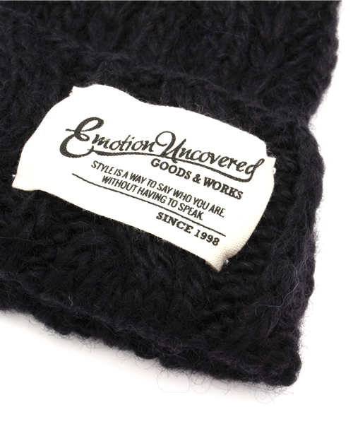 one after another NICE CLAUP(ワンアフターアナザーナイスクラップ)の「【ナイスクラップ】ケーブルニット帽(ニットキャップ/ビーニー・レディース・ブルー/オフホワイト/ボルドー/ブラック・FREE)」の8枚目の写真