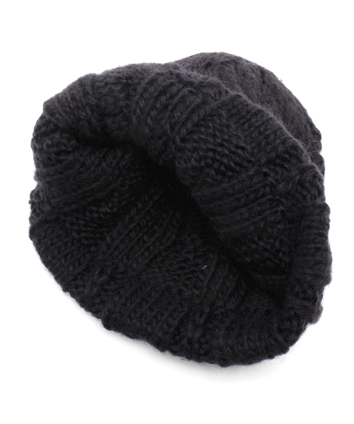 one after another NICE CLAUP(ワンアフターアナザーナイスクラップ)の「【ナイスクラップ】ケーブルニット帽(ニットキャップ/ビーニー・レディース・ブルー/オフホワイト/ボルドー/ブラック・FREE)」の9枚目の写真