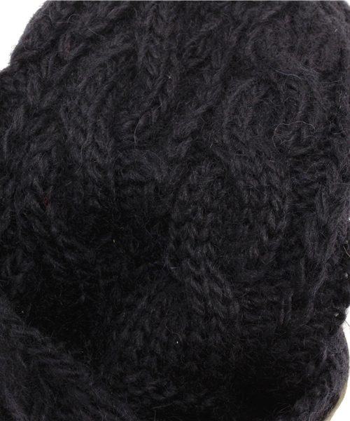 one after another NICE CLAUP(ワンアフターアナザーナイスクラップ)の「【ナイスクラップ】ケーブルニット帽(ニットキャップ/ビーニー・レディース・ブルー/オフホワイト/ボルドー/ブラック・FREE)」の10枚目の写真