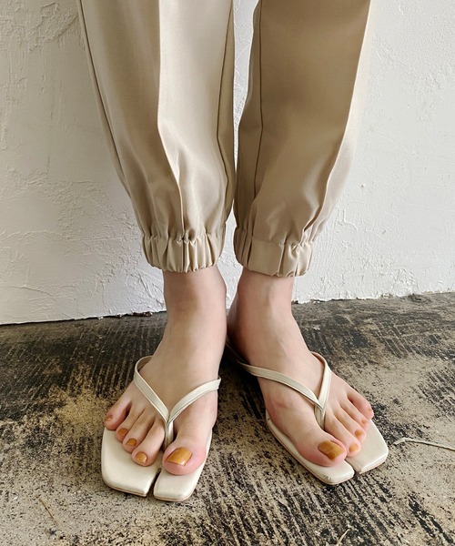 CAPRICIEUX LE'MAGE（カプリシューレマージュ）の「ピンタックジョガーパンツ（その他パンツ・レディース・ホワイト系その他/ブラック/グリーン・36/38）」の11枚目の写真