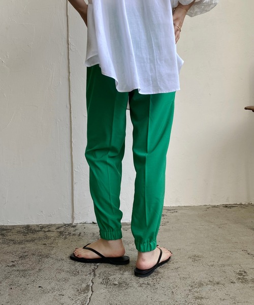 CAPRICIEUX LE'MAGE（カプリシューレマージュ）の「ピンタックジョガーパンツ（その他パンツ・レディース・ホワイト系その他/ブラック/グリーン・36/38）」の20枚目の写真