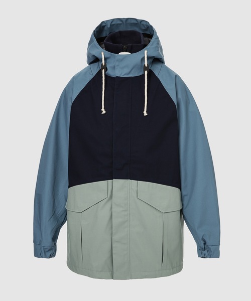JW Anderson（ジェイダブリューアンダーソン）の「JWA PULLER COLOURBLOCK PARKA（その他アウター・メンズ・グリーン系その他/ブルー系その他・M/L）」の2枚目の写真